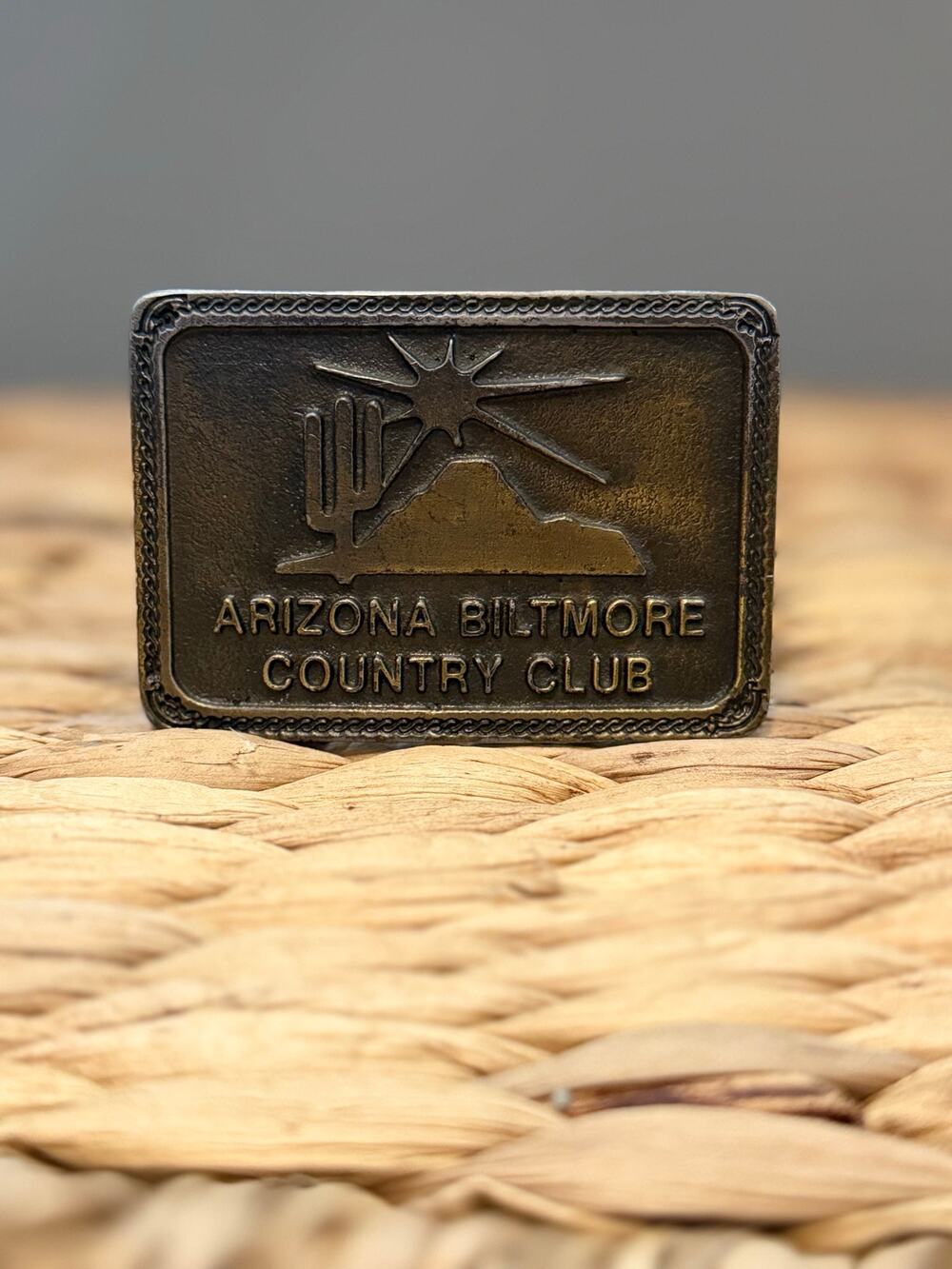 Vintage Arizona Biltmore Country Club Belt Buckle B&H Buckles Broken Arrow OK